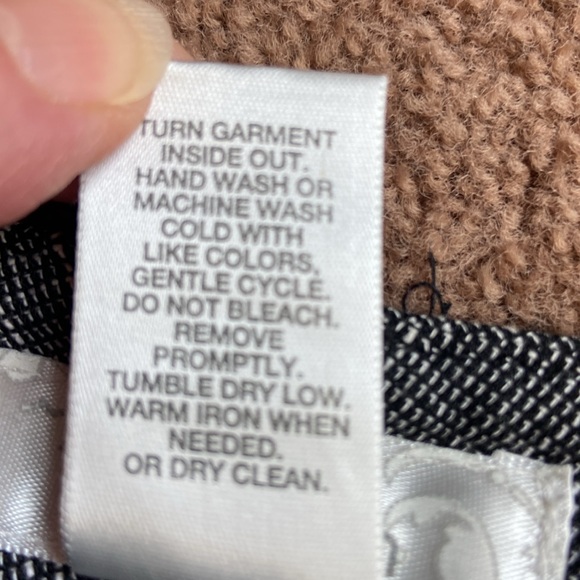 Dressbarn Women's Wide Leg Hi-Rise Patterned Trousers Dress Pants Size 14 - Picture 4 of 10